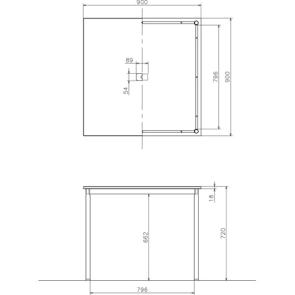 FRENZ テーブル RM-990 ホワイト〔組立品〕 :ds-2381409:PCメイト