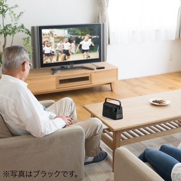 サンワダイレクト テレビスピーカー(ワイヤレス・テレビ用・手元