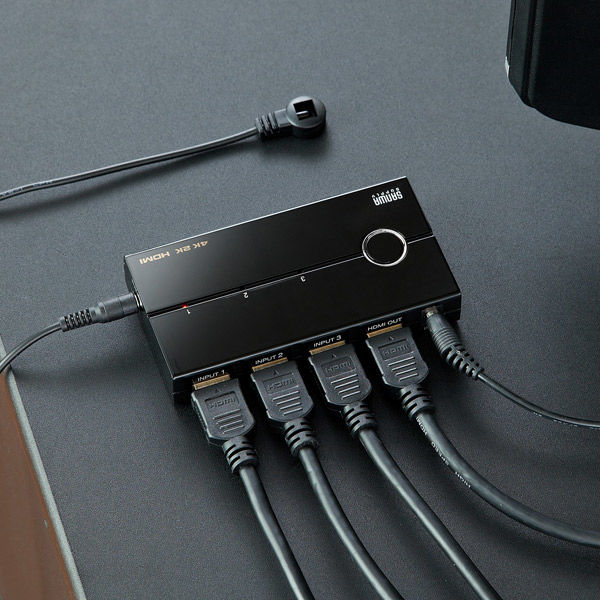 サンワダイレクト HDMIセレクター（4K対応・3入力1出力