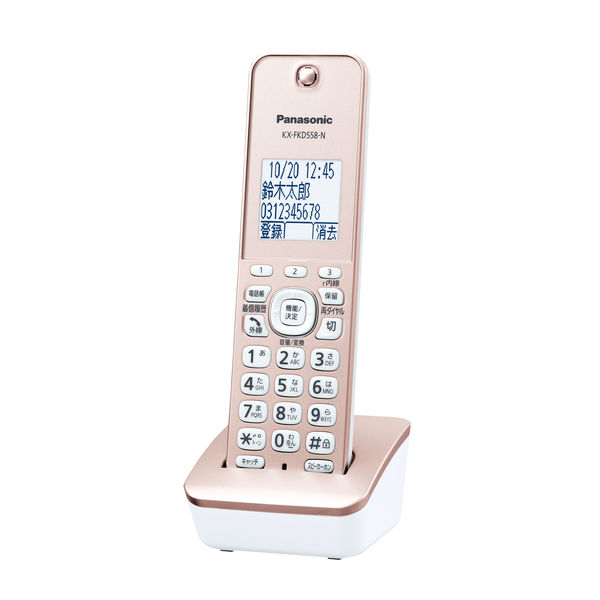 パナソニック コードレス電話機(子機1台付き) VE-GD56DL-N