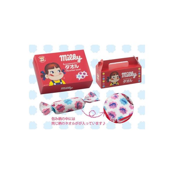 milky キッズ向けギフト】 やわらかマイクロウォッシュタオル PK1051 1