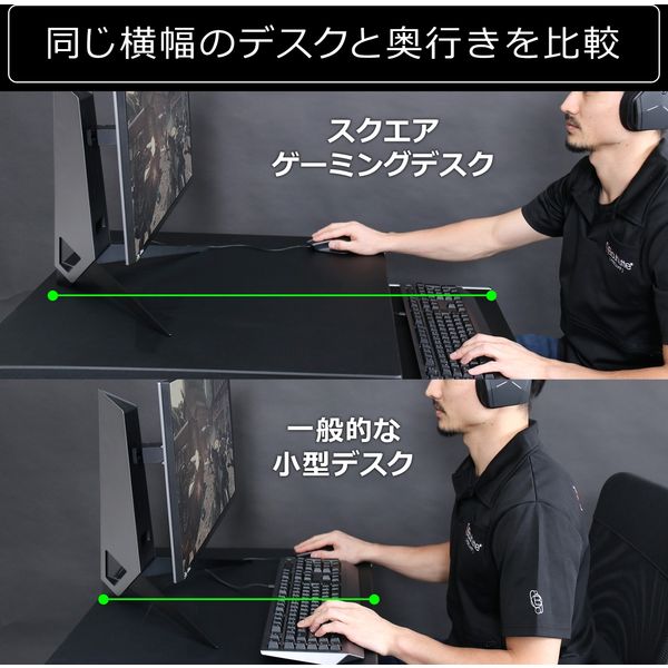 【軒先渡し】 Bauhutte 昇降デスク 「スクエア」 幅700×奥行970×高さ850mm ブラック BHD-700M-BK 1台（直送品）