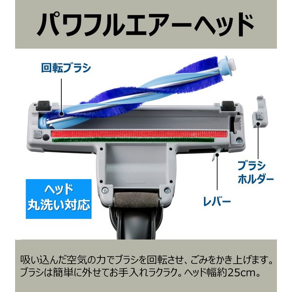 日立 ごみダッシュサイクロンクリーナー掃除機 ブルー CV-SF80A A 1台