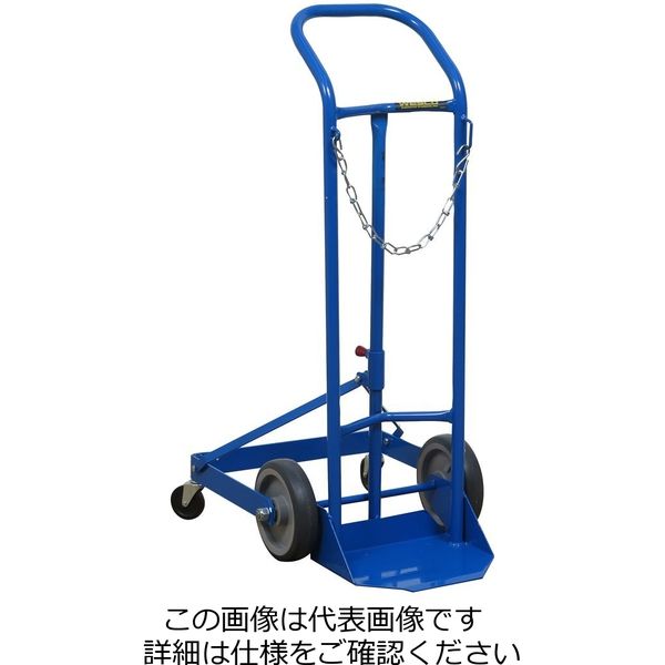 エスコ 480x1060mm/113kg ハンドトラック(ボンベ用) EA520WB-20 1台