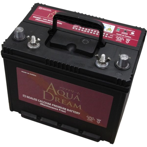 【サイクルバッテリー】AQUA DREAM（アクアドリーム） STARTING ＆ CYCLING BATTERY AD-M24MF 1個（直送品）