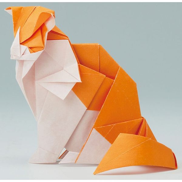 トーヨー 超難解折紙30cm ねこ（専用用紙2枚・おりがみ4枚・折り方説明 
