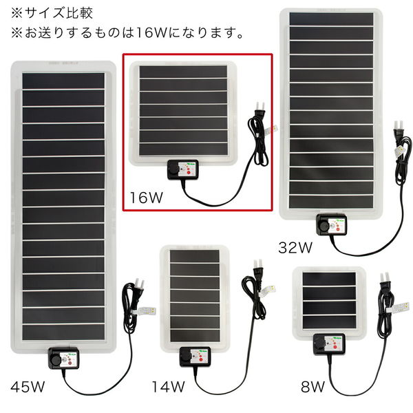 ビバリア マルチパネルヒーター32W 16W - 保温関連用品