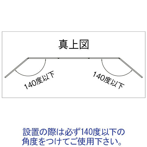 林製作所 クロスZIPスクリーン シングルジップタイプ 3連 ホワイト 幅1800(600×3枚)×高さ1610mm 1台 パーテーション