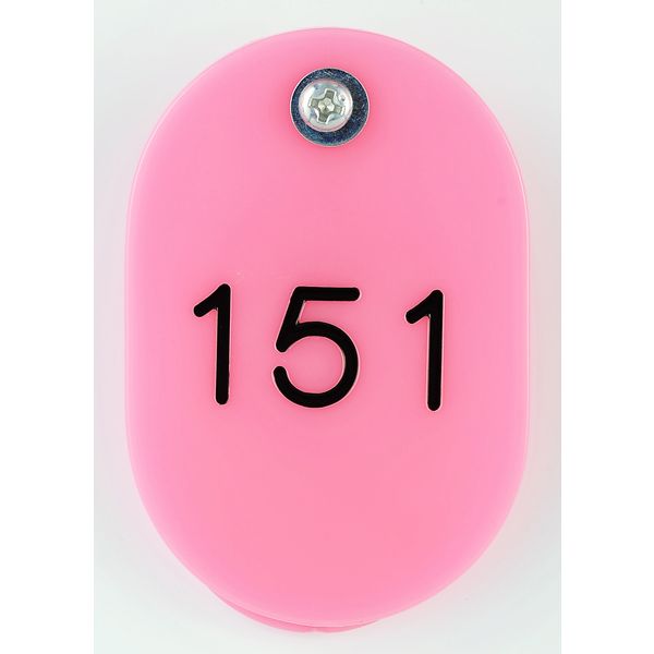 【即納&大特価】 1組 BO-151P ピンク 151~200 親子札 西敬(直送品) アスクル - ラベル・インデックスディバイダー・スタンプ
