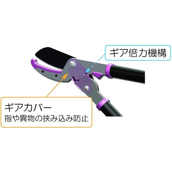 三陽金属 ザクト太枝切鋏レッド ANG-500 1201 035601 1本（直送品