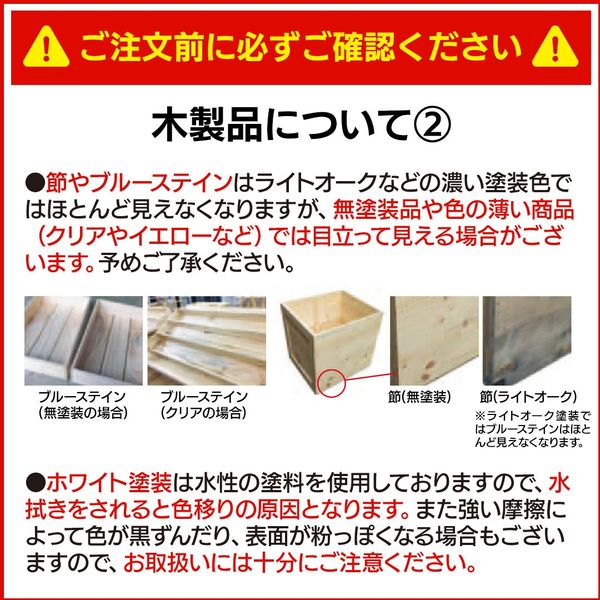 ダンデライオン マルシェ木箱専用傾斜台 1箱用 無塗装 【2台】 119-90061-2 1セット（2台入）（直送品） - アスクル