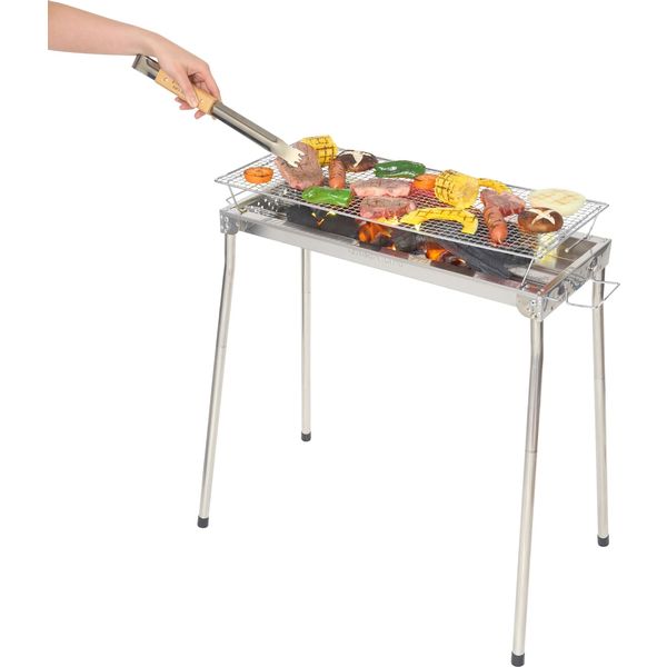 薄型ステンレスBBQコンロ GSBU-600 1台 グリーンライフ（直送品