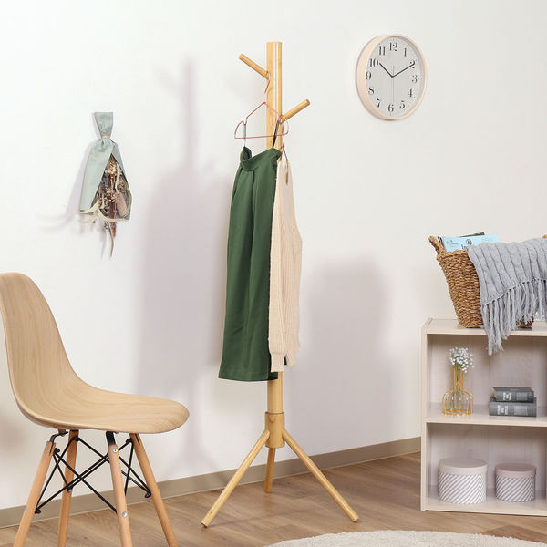 不二貿易 超極太ポールハンガー LOG 幅510×奥行440×高さ1510mm