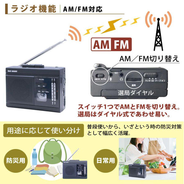 ベスト・アンサー 多機能モデルラジオ F-315A life-095 1台