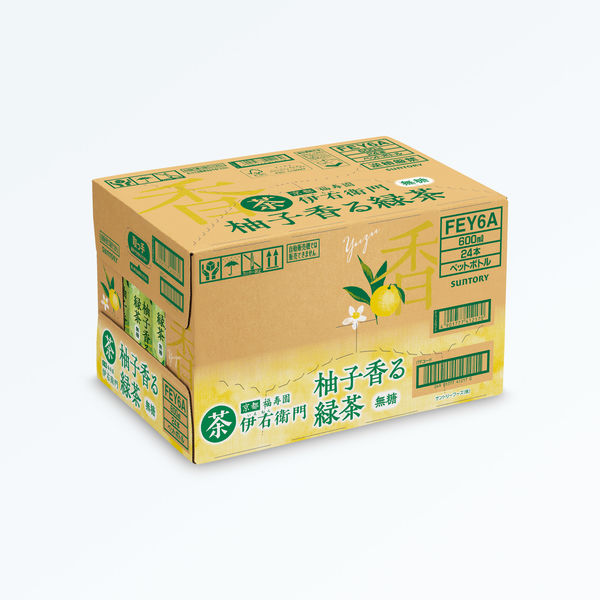 ゆず茶 伊右衛門 600ml 24本入 サントリー 伊右衛門 600ml×24