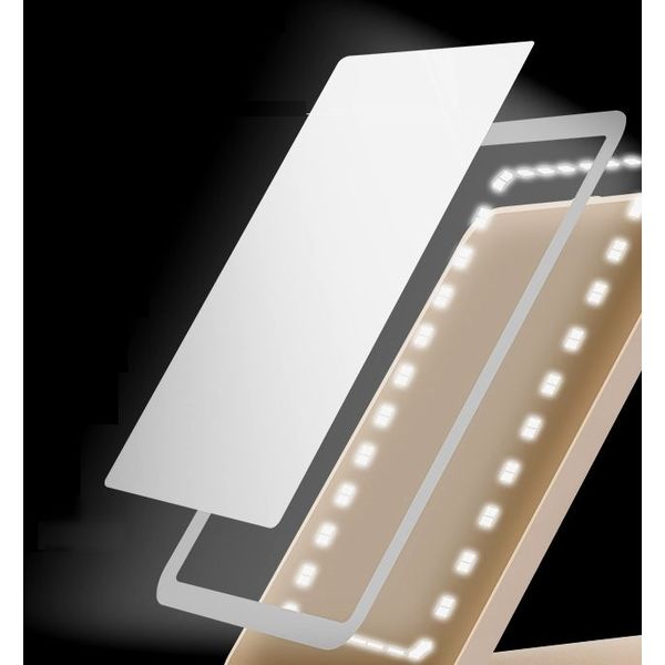 ウィキャン LEDミラー S(ホワイト1色) WJ-9213 1個（直送品