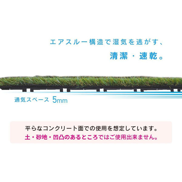 第一ビニール 人工芝用 下敷きパネル 50cm×50cm 4.96844E+12 1箱