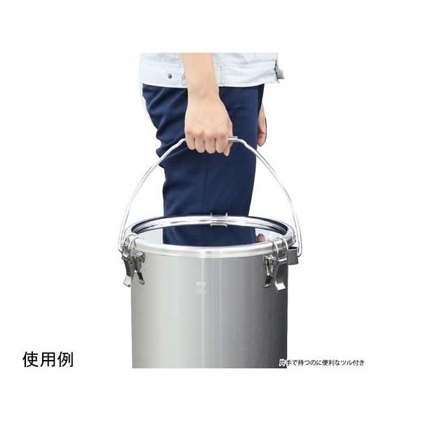 寸胴鍋 アルミパッキン寸胴 ガス火専用 18cm 4L 業務用 中尾