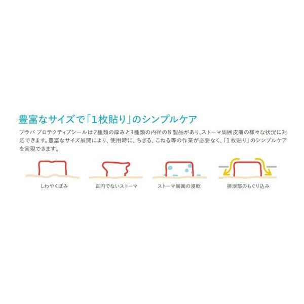 コロプラスト ブラバ プロテクティブシール 厚み2.5mm×内径18mm