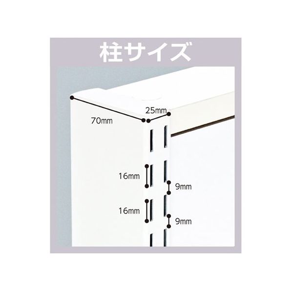 アズワン リスタプラス 中央両面タイプ W120×H135cm 連結 ダークブラウン 65-8769-08 1台（直送品） - アスクル