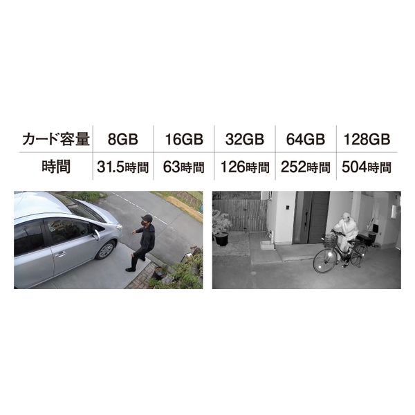 ムサシ ムサシC-AC1020TA 20W 追尾LEDセンサーライト カメラ 1個（直送 