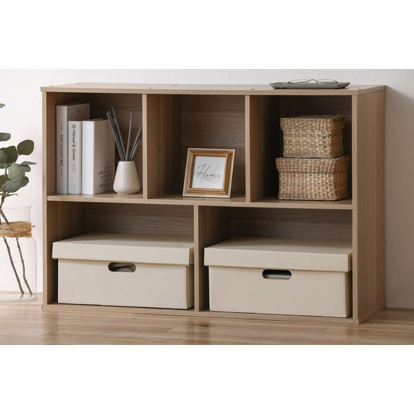 アイリスオーヤマ 段ボール収納ケース 2枚セット幅37×奥行25cm