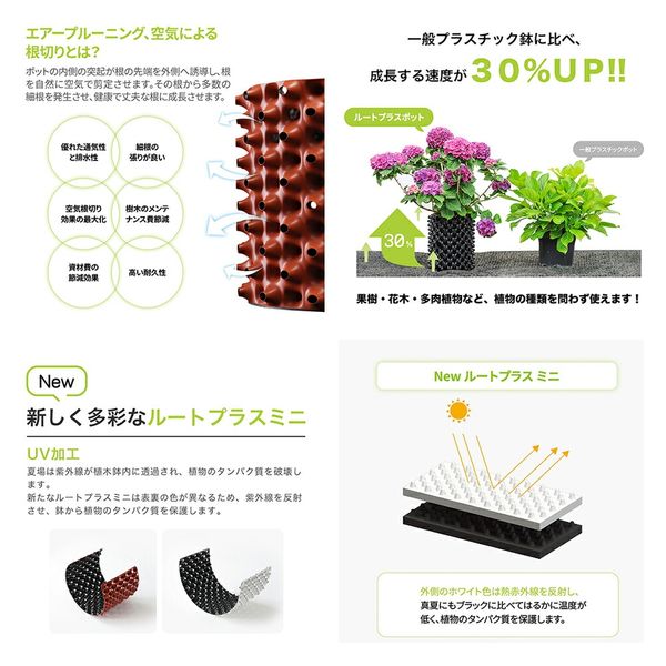 南榮工業株式会社 ルートプラスポット 高機能植木鉢 3L