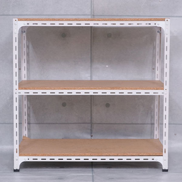 軒先渡し】北島 アングル棚 スチールラック 3段 幅770×奥行470
