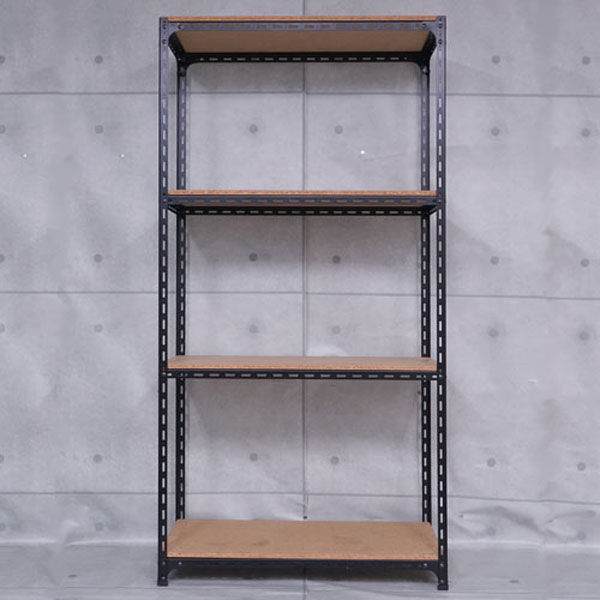 軒先渡し】北島 アングル棚 スチールラック 4段 幅1220×奥行470×高さ