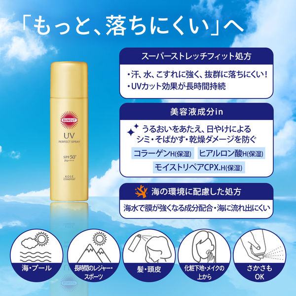 サンカットR パーフェクトUV スプレー 60g SPF50・PA++++