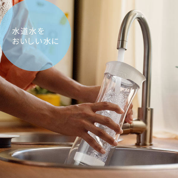 ブリタ カラフェ型 浄水器 ホワイトグラファイト 1個 - アスクル