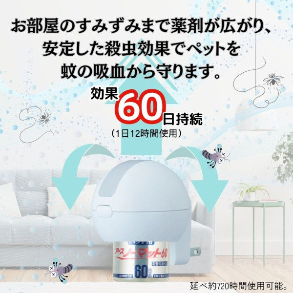 ペット用 アースノーマット 60日用 本体セット(器具+45mLボトル ペット用 アースノーマット 60日用 本体セット(器具+45mLボトル