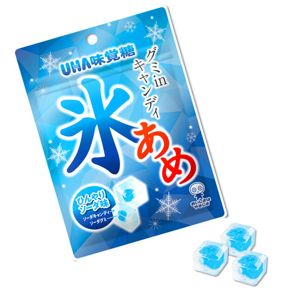 氷あめソーダ 6袋 UHA味覚糖 飴 キャンディ - アスクル