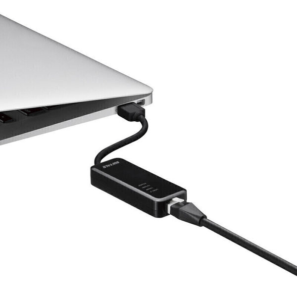 2.5Gbps LANカード 10個セット BUFFALO 有線LANアダプター LUA-U3-A2G チタニウムブラック 2.5