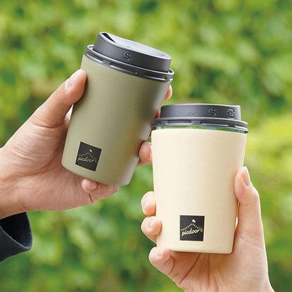 カクセー picdoor -ピックドア- コンビニカップ300ml アイボリー PIC