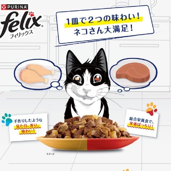 ピュリナ フィリックス 総合栄養食 ダブルのおいしさ ツナ＆白身魚 50g