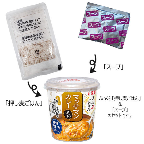 丸美屋 スープdeごはん マッサマンカレー(押し麦ごはん付き) 1 丸美屋 スープdeごはん マッサマンカレー(押し麦ごはん付き) 1