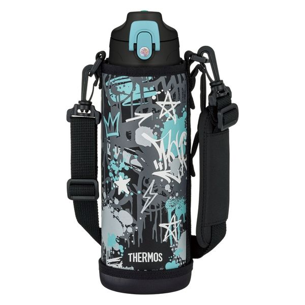 サーモス（THERMOS）真空断熱2ウェイボトル ブラックアクア