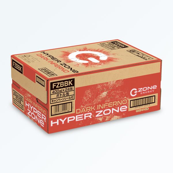 サントリーフーズ HYPER ZONe ENERGY DARK INFERNO 400ml 1箱（24缶入 ...