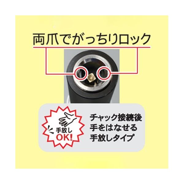 エスコ 95mm 細口タイヤチャック(乗用車・大型車) EA123CH-101 1個（直送品）