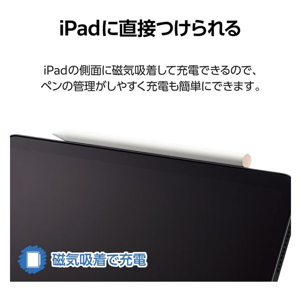 タッチペン 充電式 iPad専用 パームリジェクション対応 傾き検知対応