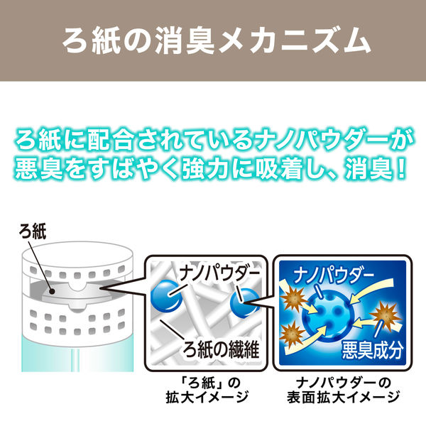 アスクル限定】トイレの消臭剤 置き型 グレープフルーツ＜より清潔感の