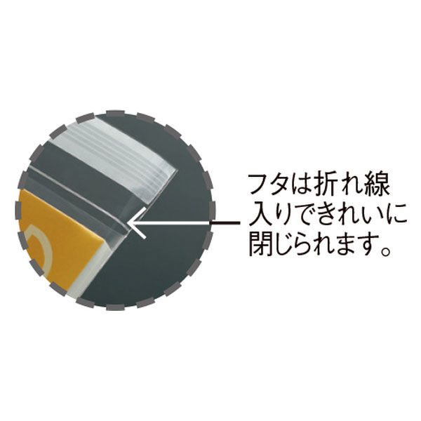 カクケイ 厚口OPP袋 0.06mm厚 テープ付き B5 透明封筒 1袋（100枚入） アスクル