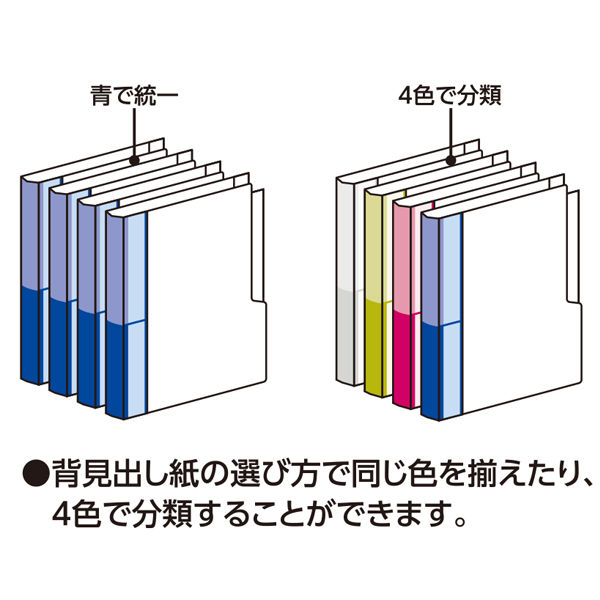 コクヨ グルーピングホルダー KaTaSu マチ付き フ-KGMV750T 5冊 - アスクル