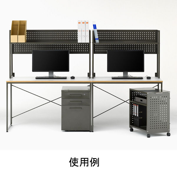 【楽ギフ_包装】 軒先渡し】アスプルンド デスク幅1200mm ESシリーズ用机上ラック 事務机・学習机