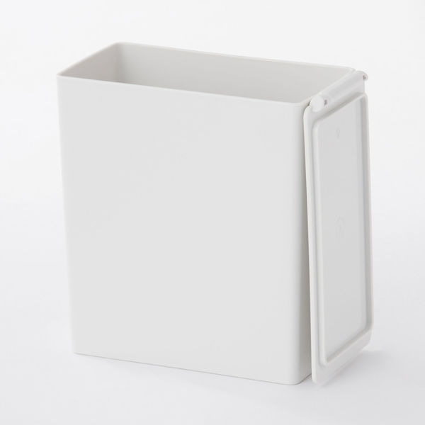 無印良品 ポリプロピレンごみ箱・角型・ミニ（約0.9L） 約幅7