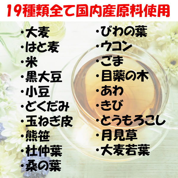 大井川茶園　国内産ノンカフェイン19種類のブレンド茶　1袋（24バッグ）　8g