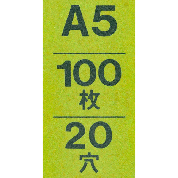 コクヨ 三色刷りルーズリーフA5元帳100枚入 リー150 リ-150 1セット（3冊：1冊×3） - アスクル