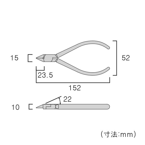 フジ矢 皮むきニッパ 10ー150 10-150 1個 - アスクル