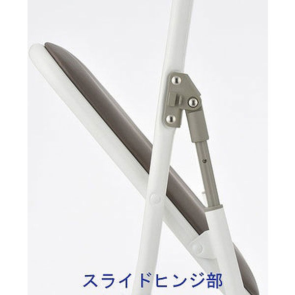 TOKIO 折りたたみイス ホワイトフレーム ビニールレザー TOKIO 折りたたみイス ホワイトフレーム ビニールレザー